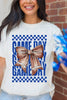 White Rugby Bowknot GAME DAY Graphic Tee by Wild and Free Boutique