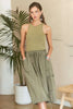 New Drawstring Sleeveless Washed Dress For Women – Casual, Stylish, Unique, Comfortable, Effortlessly Chic by Stevvex