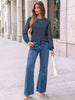 Lace Sleeve Crew Neck T-Shirt by Simply Love