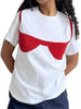 Full Size Bra Graphic Short Sleeve T-Shirt Plus Size by Simply Love