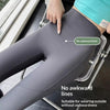Women's Shapewear Tummy-Control Leggings – High-Stretch Cropped Nylon Pants by FitiqueFit