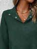 Textured Quarter Snap Sweatshirt by Wild and Free Boutique