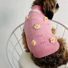 Autumn And Winter Warm And Comfortable Dog Sweater Clothes Pet Cat Clothing Flower Blossom Sweater Collection by My Store
