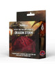 Dragon Storm Velvet Compartment Red Dragon Scales Dice Bag with Pockets by THE MIGHTY HOBBY SHOP