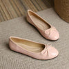 Women's Classic Egg-Roll Edge Slip-On Flats – Chanel-Inspired Round Toe Pumps by FitiqueFit