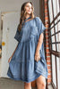 Oversized Mini Dress Relaxed Fit Boho Design Comfortable And Breathable Women Dress by Stevvex