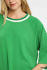 Umgee Ribbed Knit Top with Contrast Trim by FitiqueFit
