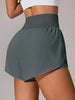Pocketed High Waist Active Shorts