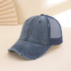 Distressed Washed Mesh Baseball Cap – Frayed Unisex Hat for Outdoor & Daily Wear by FitiqueFit