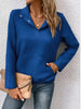 Textured Quarter Snap Sweatshirt by Wild and Free Boutique