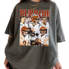 Vintage Style Football QB Graphic T-Shirt – Faded Game Day Fan Tee by Dog Mom Hat