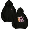 "No Decaf" Enthusiast Zip-Up Hoodie – Coffee Lover Brown Midweight Jacket by Dog Mom Hat