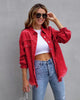 Fashion Ripped Shirt Jacket Female by FitiqueFit