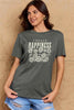 Simply Love Full Size CREATE HAPPINESS Graphic Cotton T-Shirt by Simply Love