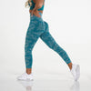 Snowflake Camouflage Seamless Yoga Pants – High Waisted Leggings by FitiqueFit