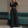 Printed Top & Trousers Two-Piece Suit by FitiqueFit