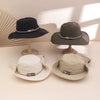 Wide-Brim Leather Patch Fisherman Hat – UV Sun Protection Outdoor Hat by FitiqueFit