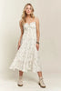 Smocked Floral Sweetheart Neck Cami Summer Dress For Women – Romantic Floral Cami Dress with Sweetheart Neckline & Ruffled Details for Spring & Summer Events by Stevvex