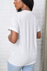 Round Neck Rolled Sleeve T-Shirt by Simply Love
