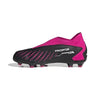 adidas Accuracy.3 Firm Ground Black/White/Team Shock Pink (Laceless) 10.5 by EasyOptionXY
