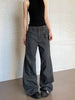 Women’s Straight Leg Slightly Flared Washed Casual Pants by FitiqueFit