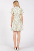 New Summer Floral Eyelet Zipper Front Puff Sleeve Mini Dress For Women – Elegant, Trendy and Chic Floral Eyelet Mini Dress with Puff Sleeves by Stevvex