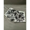 Womens American-style Spiderweb Print Diamond Skull And Star Denim Shorts by My Store