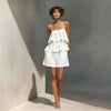 Women's Multi-Layer Ruffle Camisole & Shorts Set by FitiqueFit