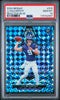 Graded 2024 Panini Mosaic JJ McCarthy #310 Reactive Blue Rookie RC Football Card PSA 10 Gem Mint by Hall of Fame Sports Memorabilia