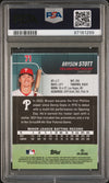 Graded 2022 Topps Stadium Club Chrome Bryson Stott #71 XFractor Rookie RC Baseball Card PSA 10 Gem Mint
