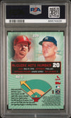 Graded 1999 Topps Mark McGwire #220 Home Run #20 Baseball Card PSA 7 Near Mint