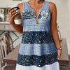 Plus Size Striped Tank Top & Skirt Set by FitiqueFit