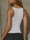 Notched Wide Strap Tank
