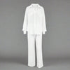 Women's Casual Solid Color Lounge Set by FitiqueFit
