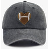 Football Heart Baseball Cap — Gifts for Women & Men by FitiqueFit