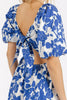New Summer Cutout Back Floral Sweetheart Neck Puff Sleeve Dress – Unique, Romantic and Trendy Floral Dress with Puff Sleeves and Cutout Back by Stevvex