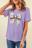 Bow Graphic Round Neck Short Sleeve T-Shirt by Wild and Free Boutique
