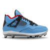 "Cactus" Jordan 4 Retro MCS Cleats by Stadium Custom Kicks
