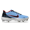 "Cactus" Nike Alpha Huarache Elite 3 Low Cleats by Stadium Custom Kicks