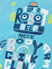 Children's Robot Short Sleeve T-Shirt & Plaid Shorts Set by Simply Love