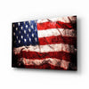 USA Flag Glass Wall Art by Insigneart USA