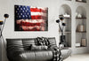 USA Flag Glass Wall Art by Insigneart USA