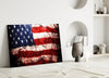 USA Flag Glass Wall Art by Insigneart USA