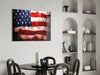 USA Flag Glass Wall Art by Insigneart USA