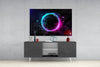 Neon Circle Glass Wall Art by Insigneart USA