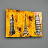 Three Towers Glass Wall Art by Insigneart USA