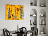 Three Towers Glass Wall Art by Insigneart USA