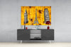 Three Towers Glass Wall Art by Insigneart USA