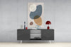 Abstract Shapes Glass Wall Art by Insigneart USA