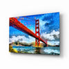 Golden Gate Bridge Glass Wall Art by Insigneart USA